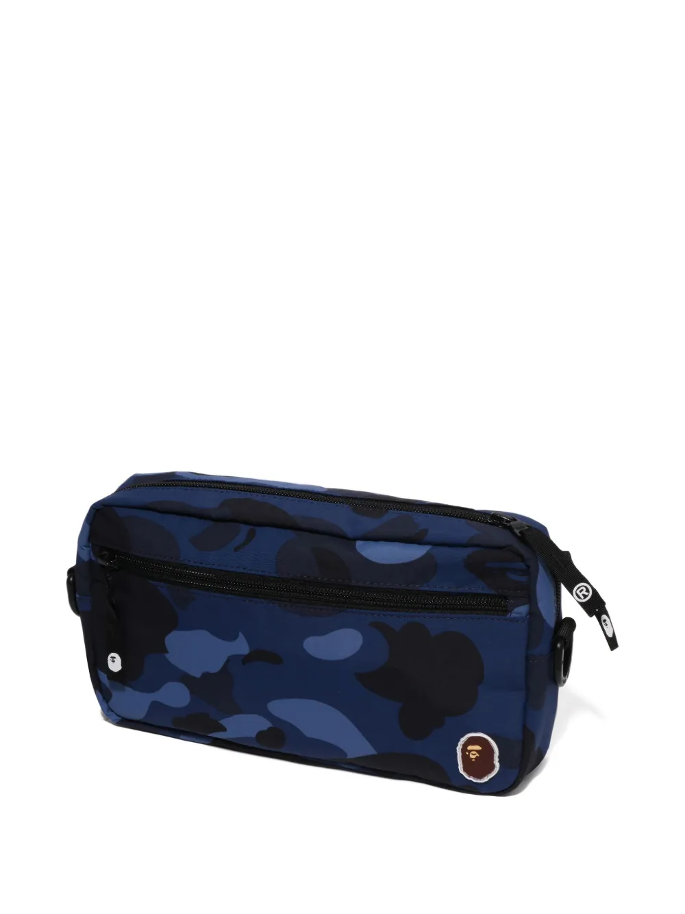 A BATHING APE Messengertas met camouflageprint Blauw