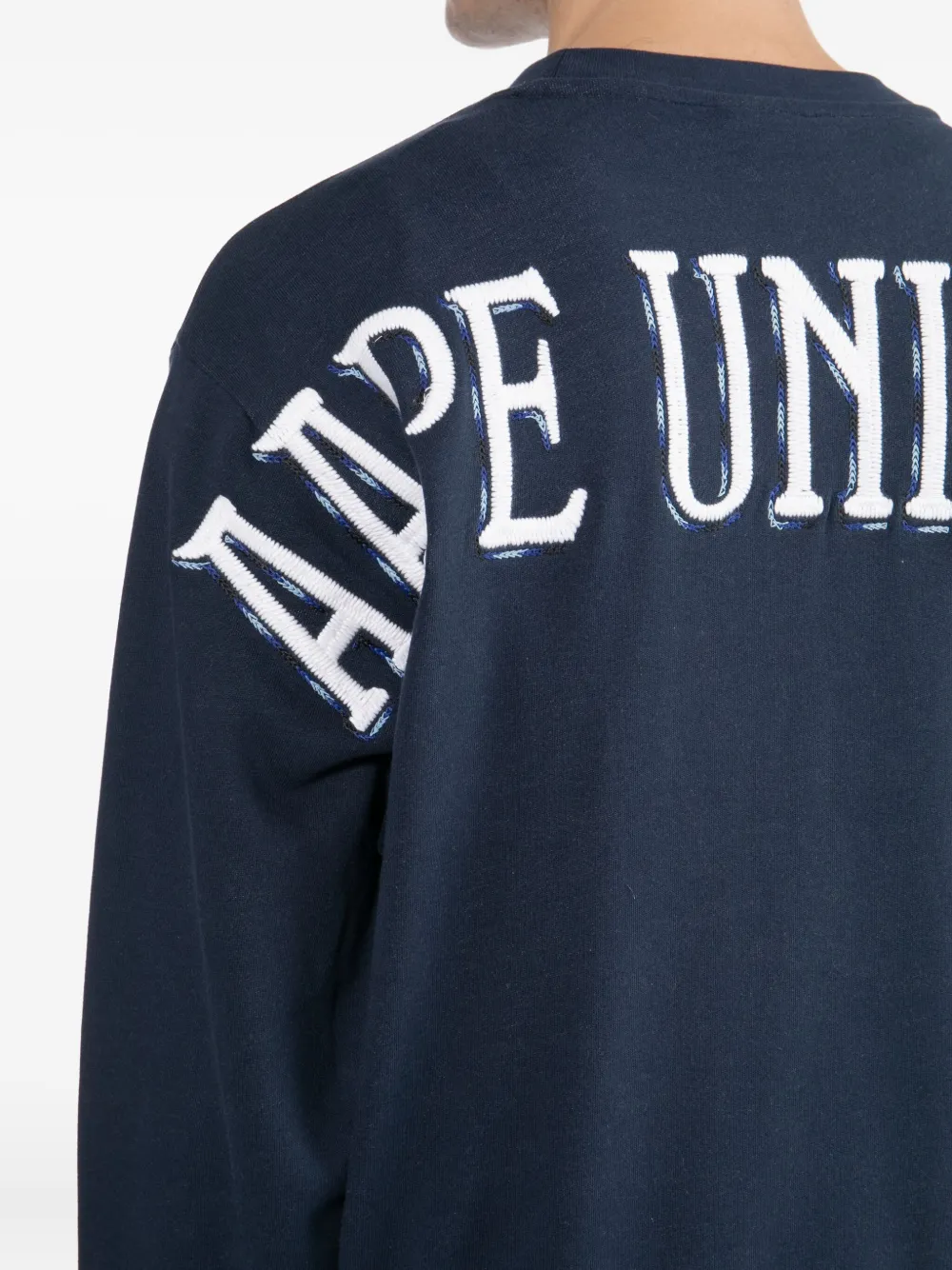 Aape By A Bathing Ape Moonface Sweatshirt In Blue