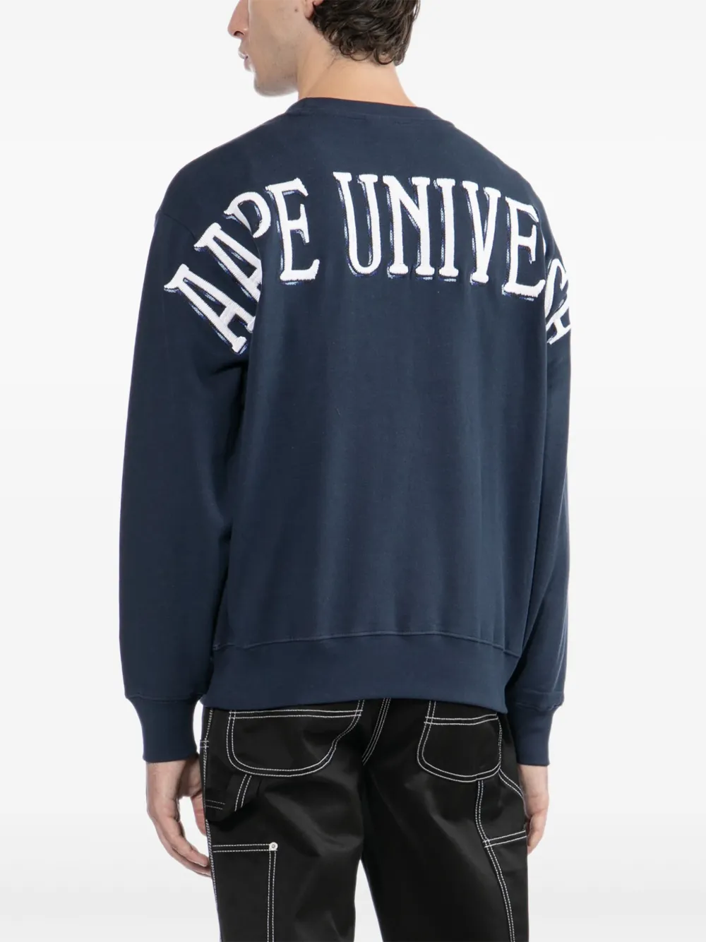 Aape By A Bathing Ape Moonface Sweatshirt In Blue