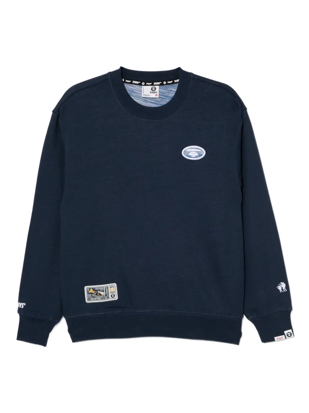 AAPE BY *A BATHING APE® Moonface sweatshirt | Blue | Image 1