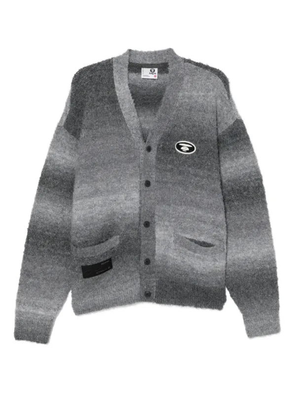 AAPE BY *A BATHING APE® ロゴ カーディガン | グレー | FARFETCH JP