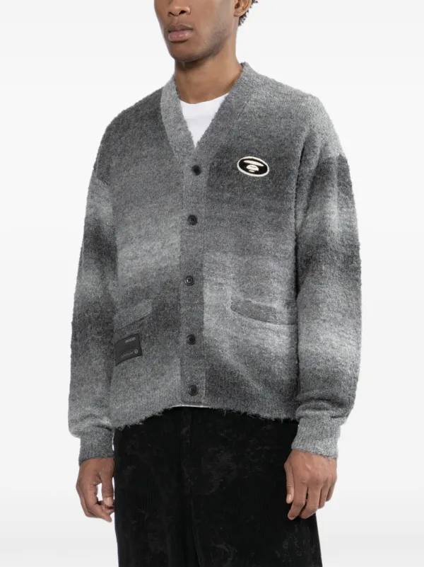 AAPE BY *A BATHING APE® ロゴ カーディガン | グレー | FARFETCH JP