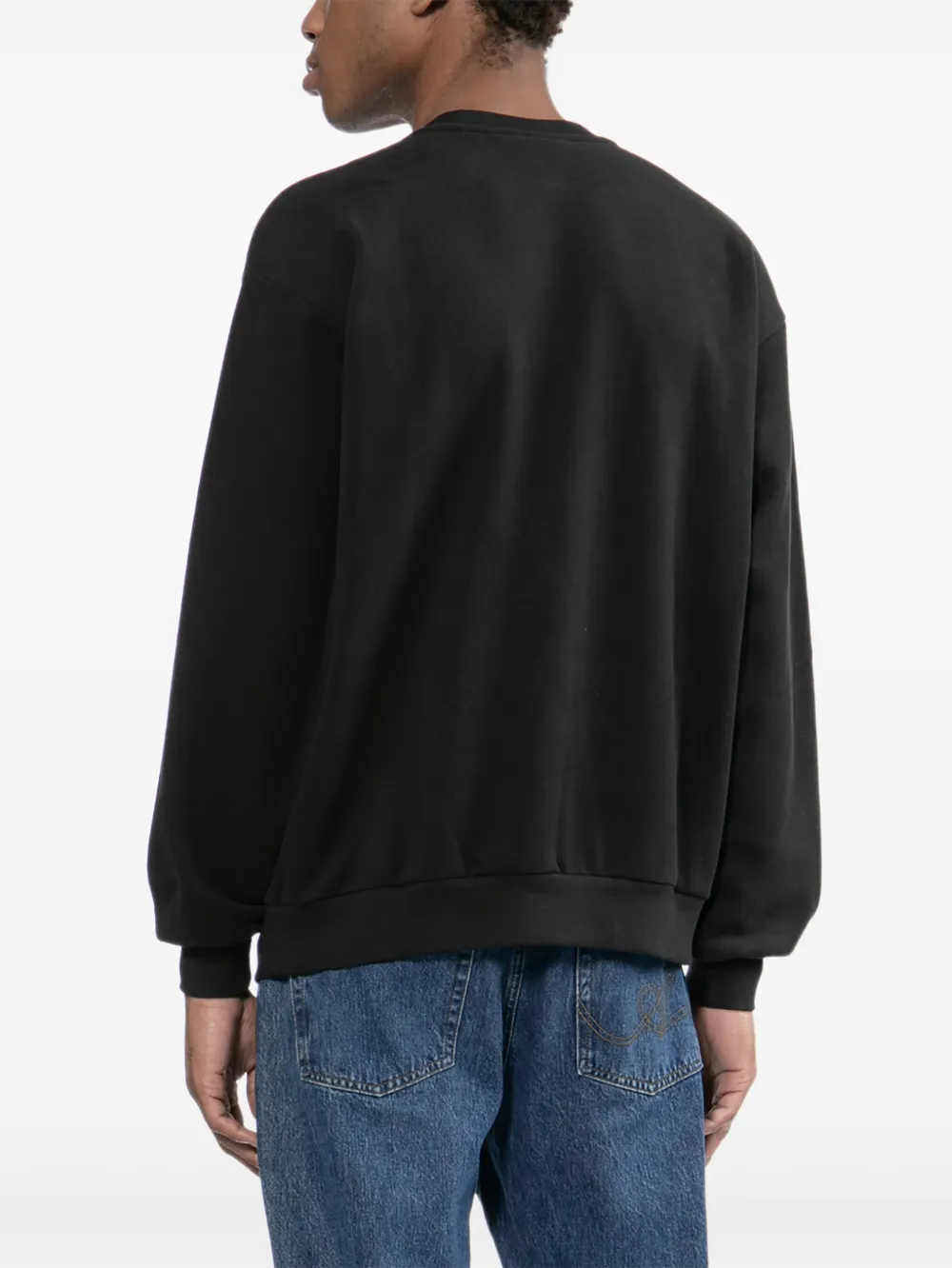 CHOCOOLATE Sweater met grafische print Zwart