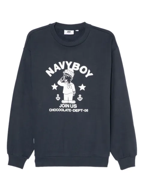 CHOCOOLATE logo-printed sweatshirt