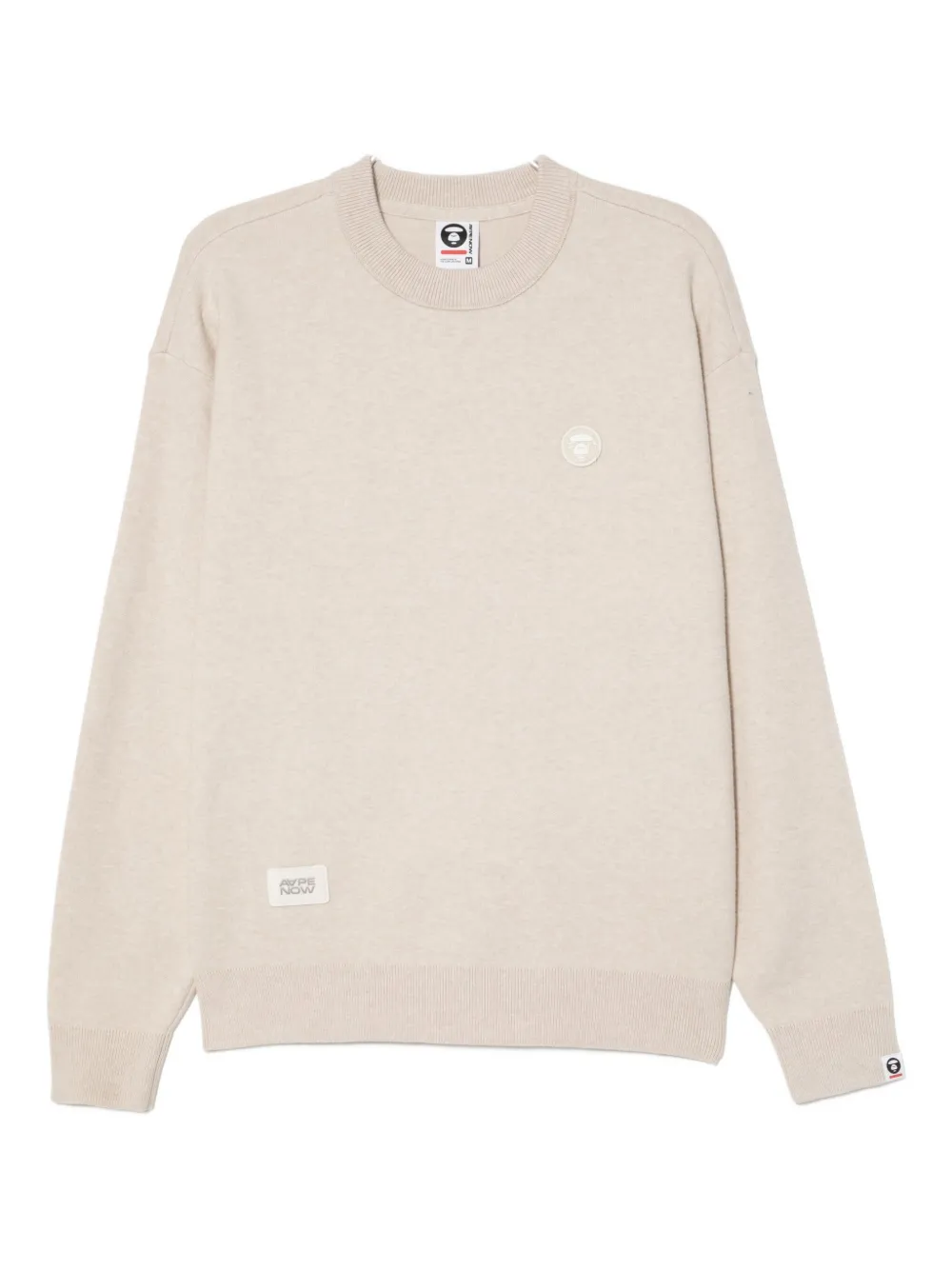 Aape By A Bathing Ape Logo-patched Sweatshirt In Neutral