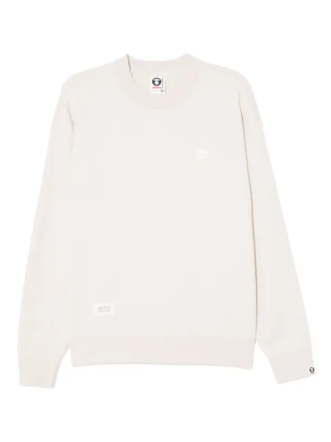 AAPE BY *A BATHING APE® sudadera con parche del logo