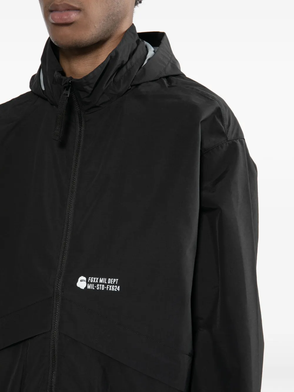 Fingercroxx Logo-printed Jacket In Black