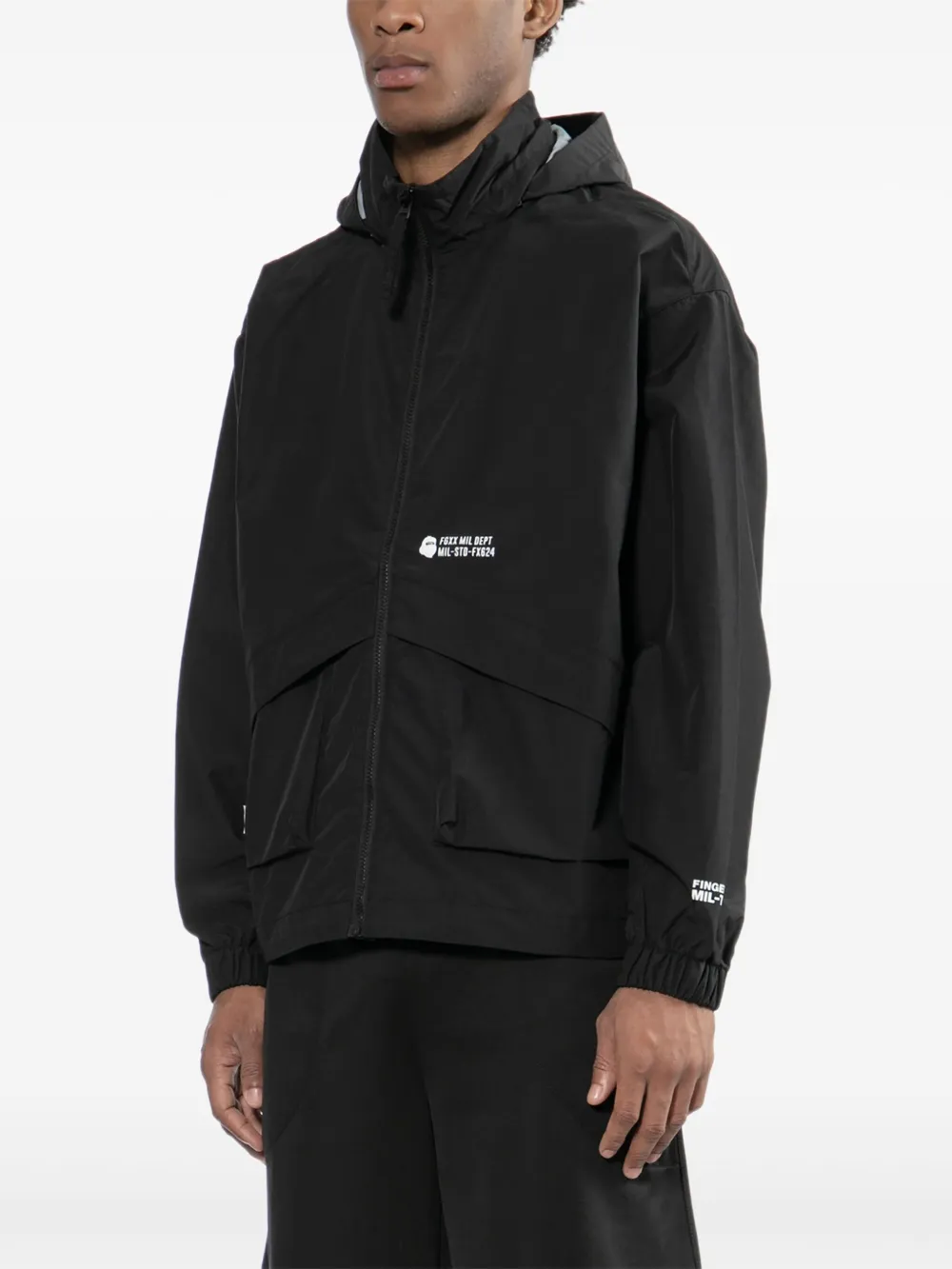 FINGERCROXX Jack met logoprint Zwart