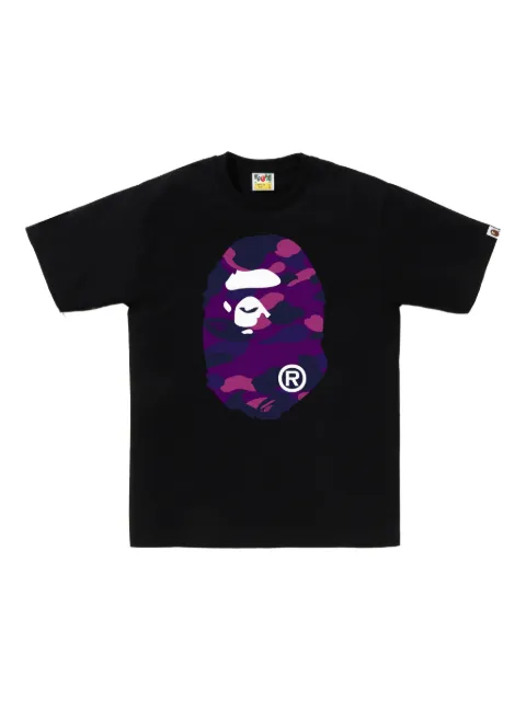 A BATHING APE® camo-print ape-head T-shirt