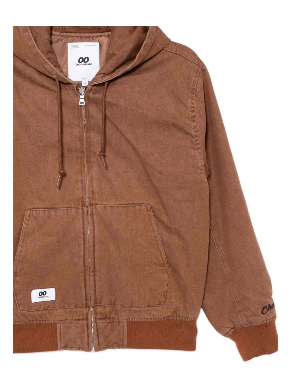 Chocoolate Logo-patch Jacket In Brown