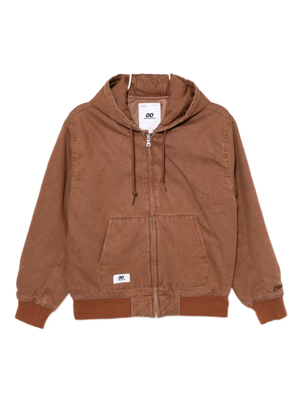 Chocoolate Logo-patch Jacket In Brown