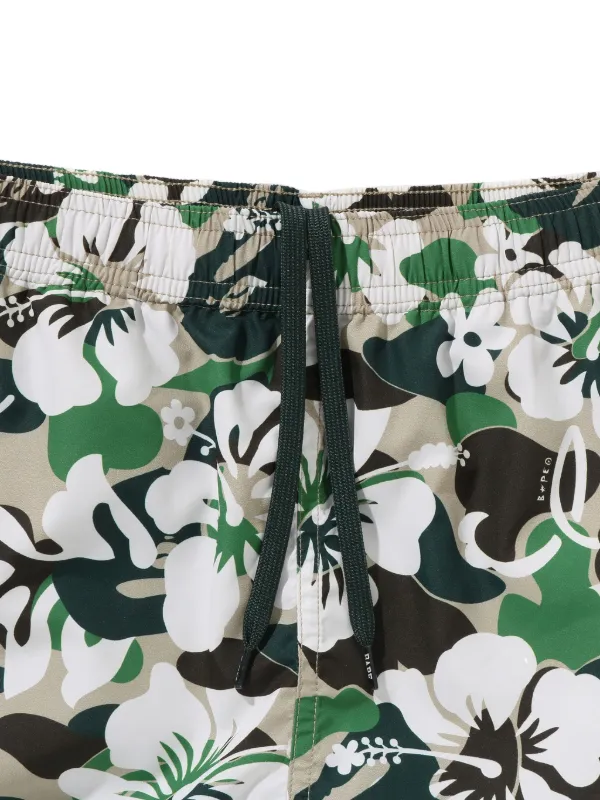A BATHING APE® フローラル トランクス水着 | ブラック | FARFETCH JP