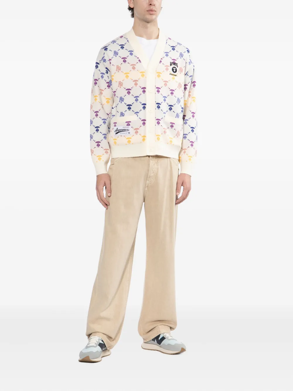 AAPE BY *A BATHING APE® logo-print cardigan | Cardigans | Image 2