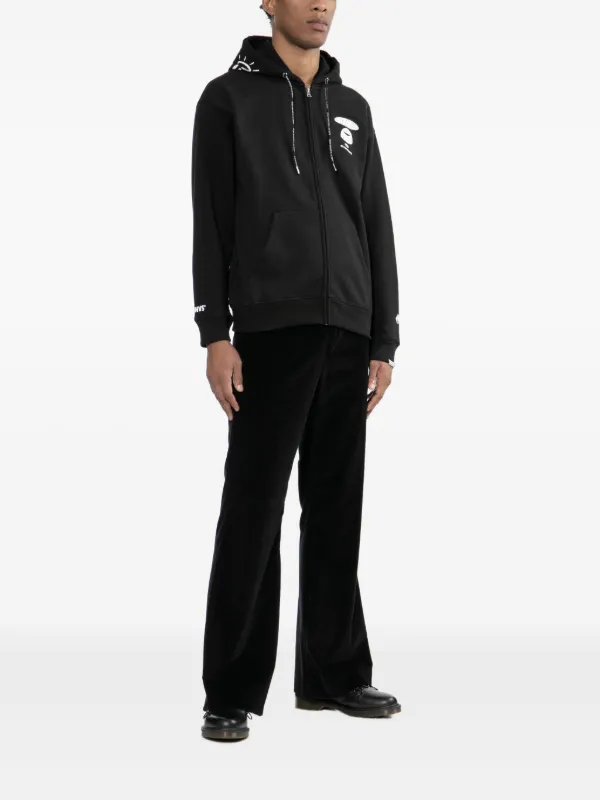 AAPE BY *A BATHING APE® ロゴ パーカー | ブラック | FARFETCH JP
