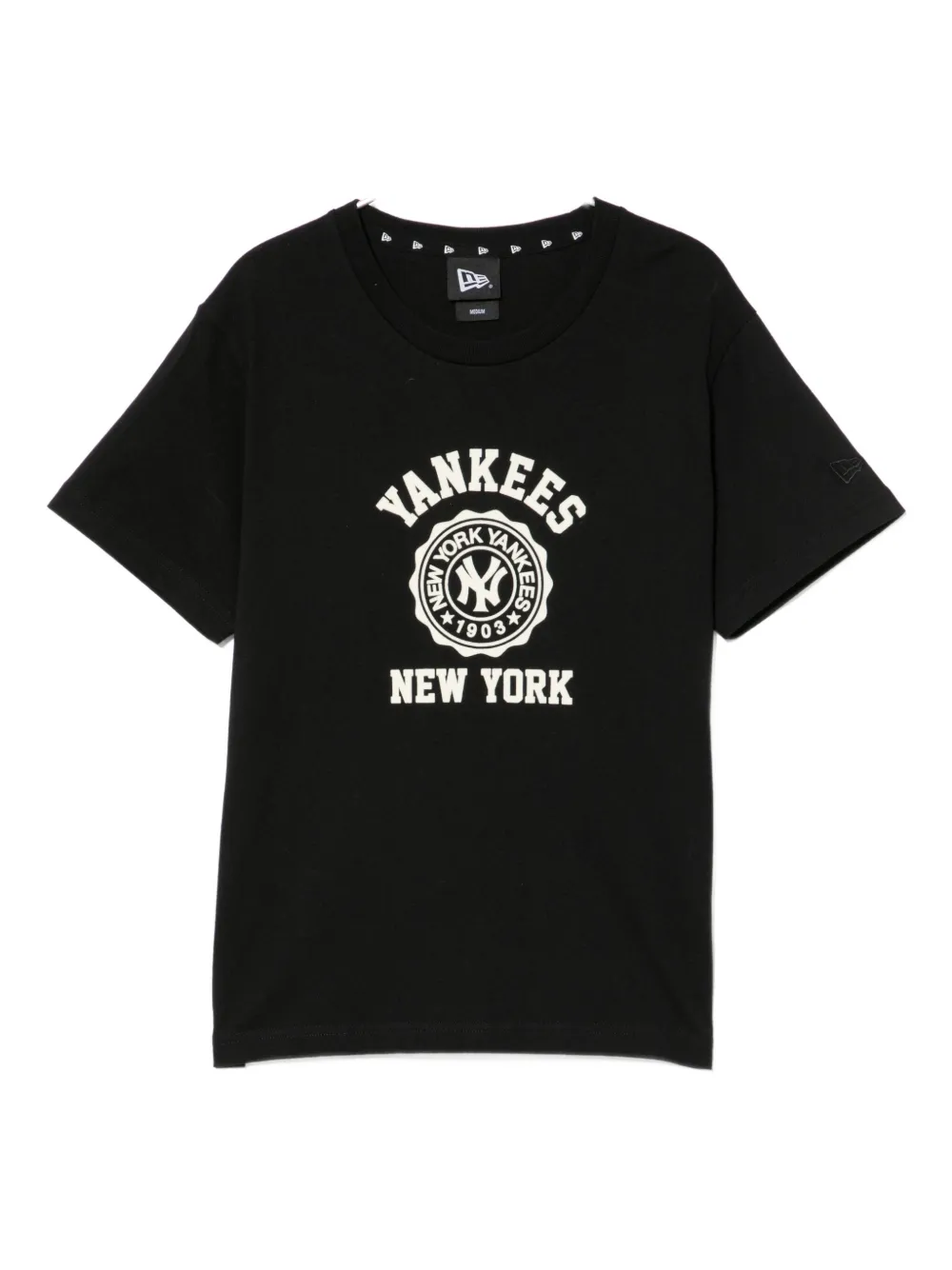 NEW ERA CAP logoed cotton T-shirt - Nero