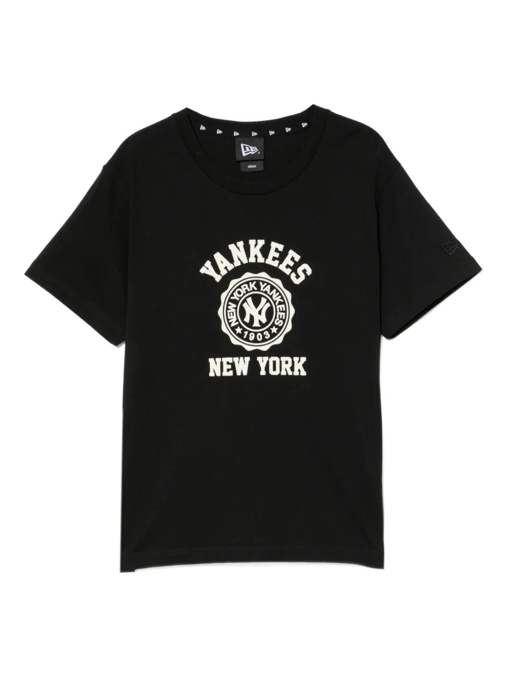 NEW ERA CAP logoed cotton T-shirt - ブラック NEW ERA CAP logoed cotton T-shirt - ブラック