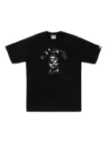 A BATHING APE® camo-logo T-shirt - Black