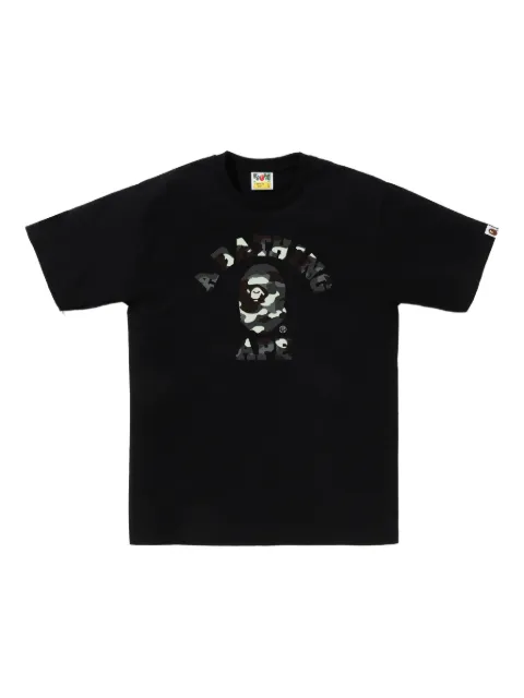 A BATHING APE® camo-logo T-shirt