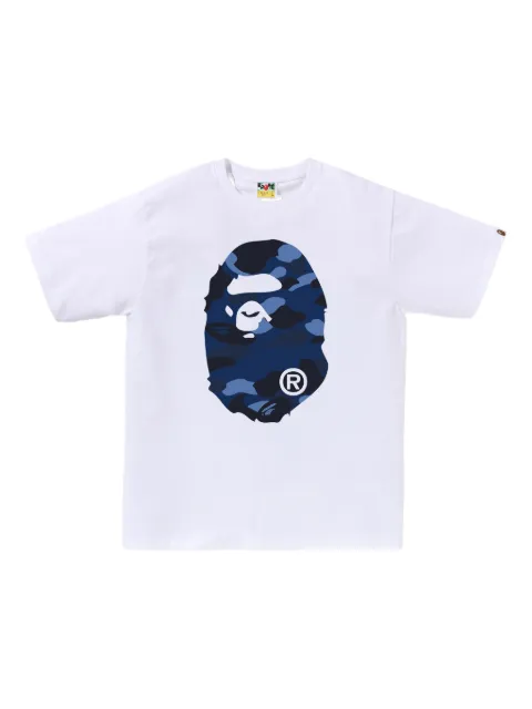A BATHING APE® camo-print ape-head T-shirt