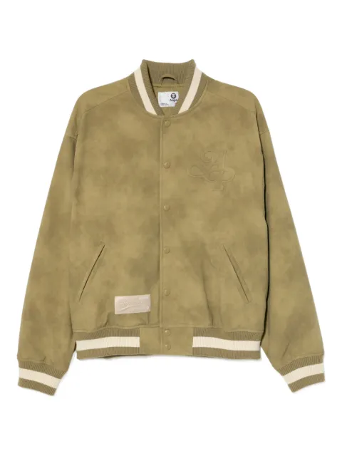 AAPE BY *A BATHING APE® logo-embroidered bomber jacket