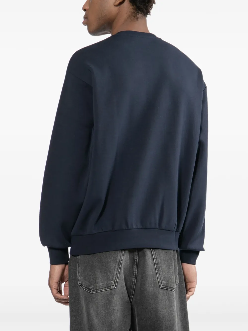 CHOCOOLATE Sweater met logoprint Blauw