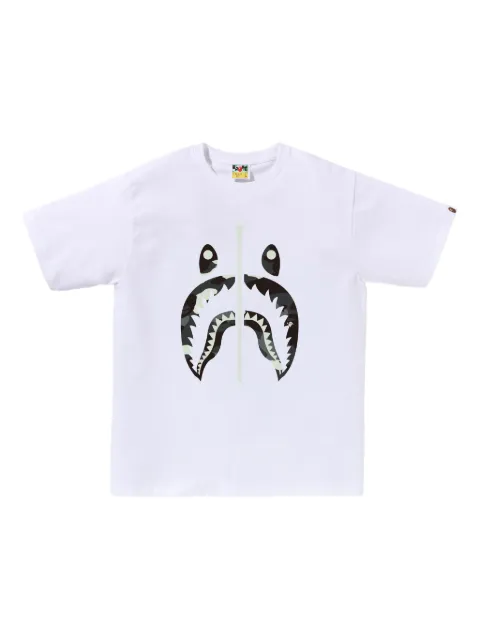 A BATHING APE® shark-print T-shirt