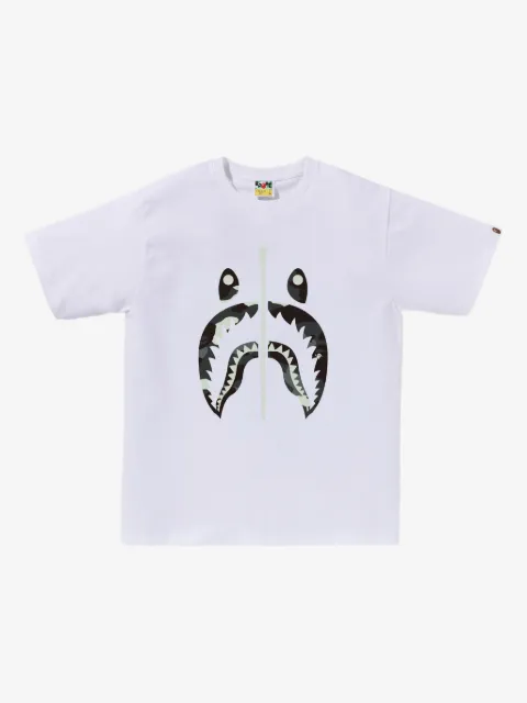 A BATHING APE® shark-print T-shirt