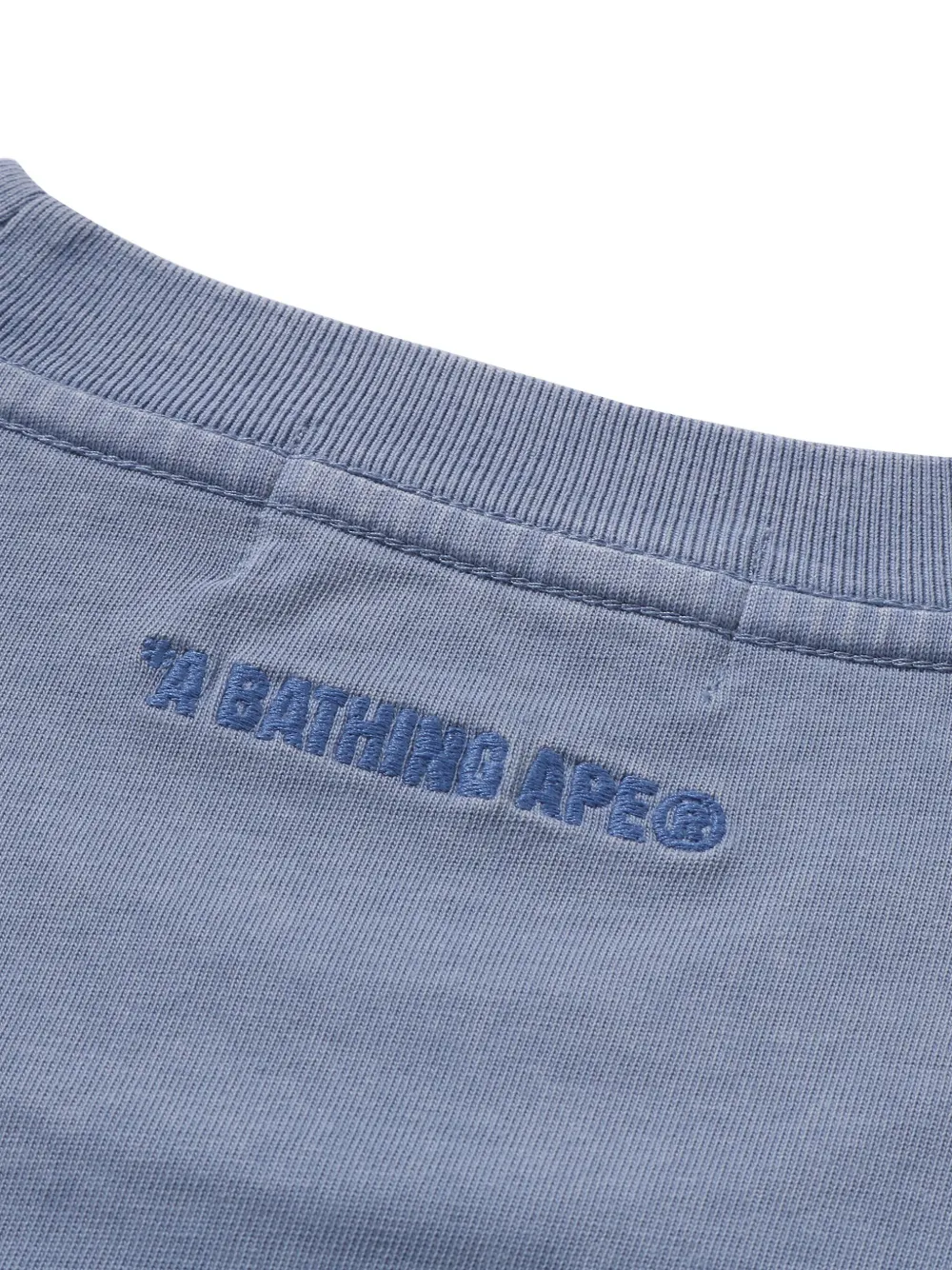 A Bathing Ape Pocket-detail Cotton T-shirt In Blue