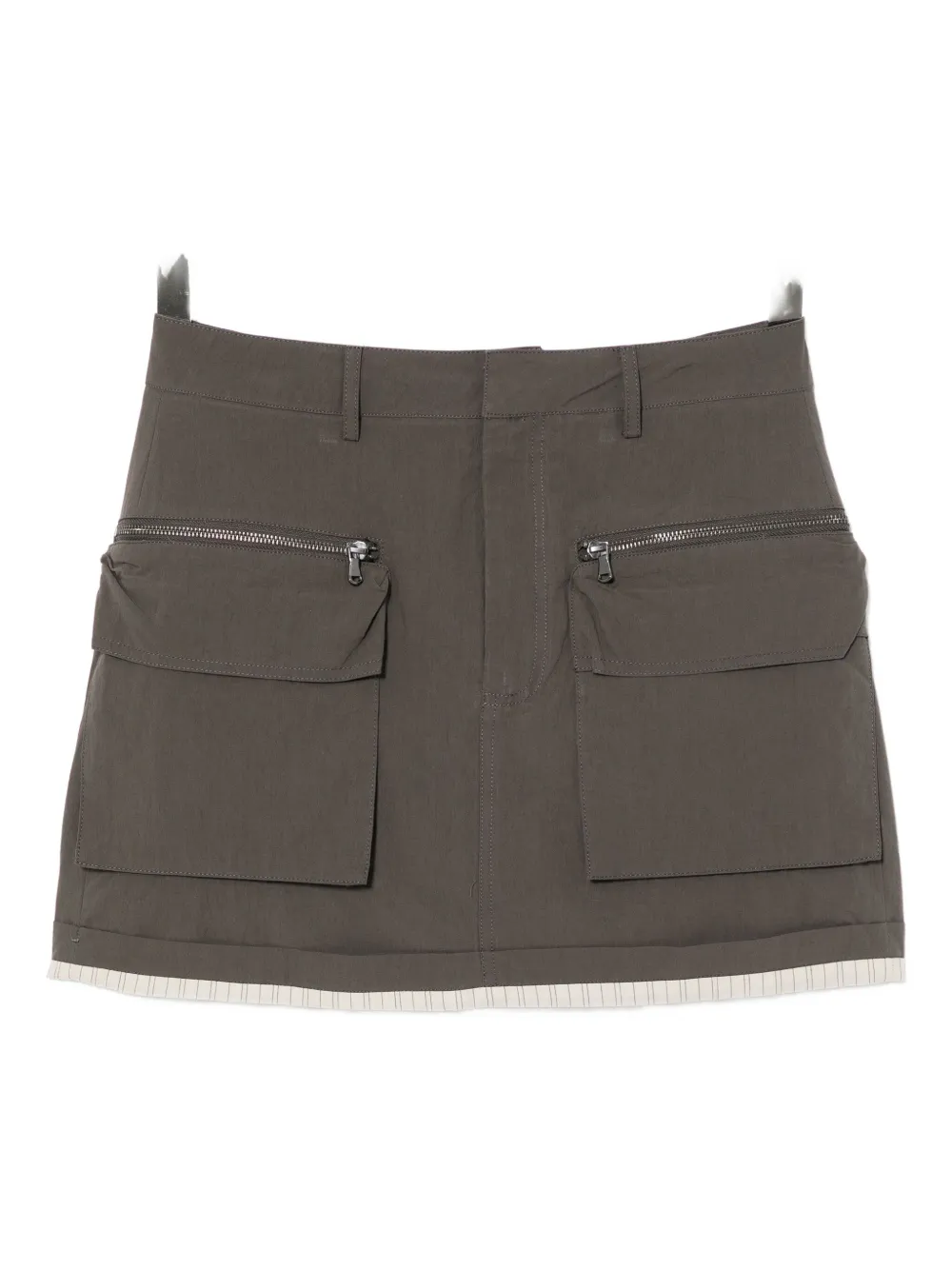 B+ab Cargo Mini Skirt In Gray