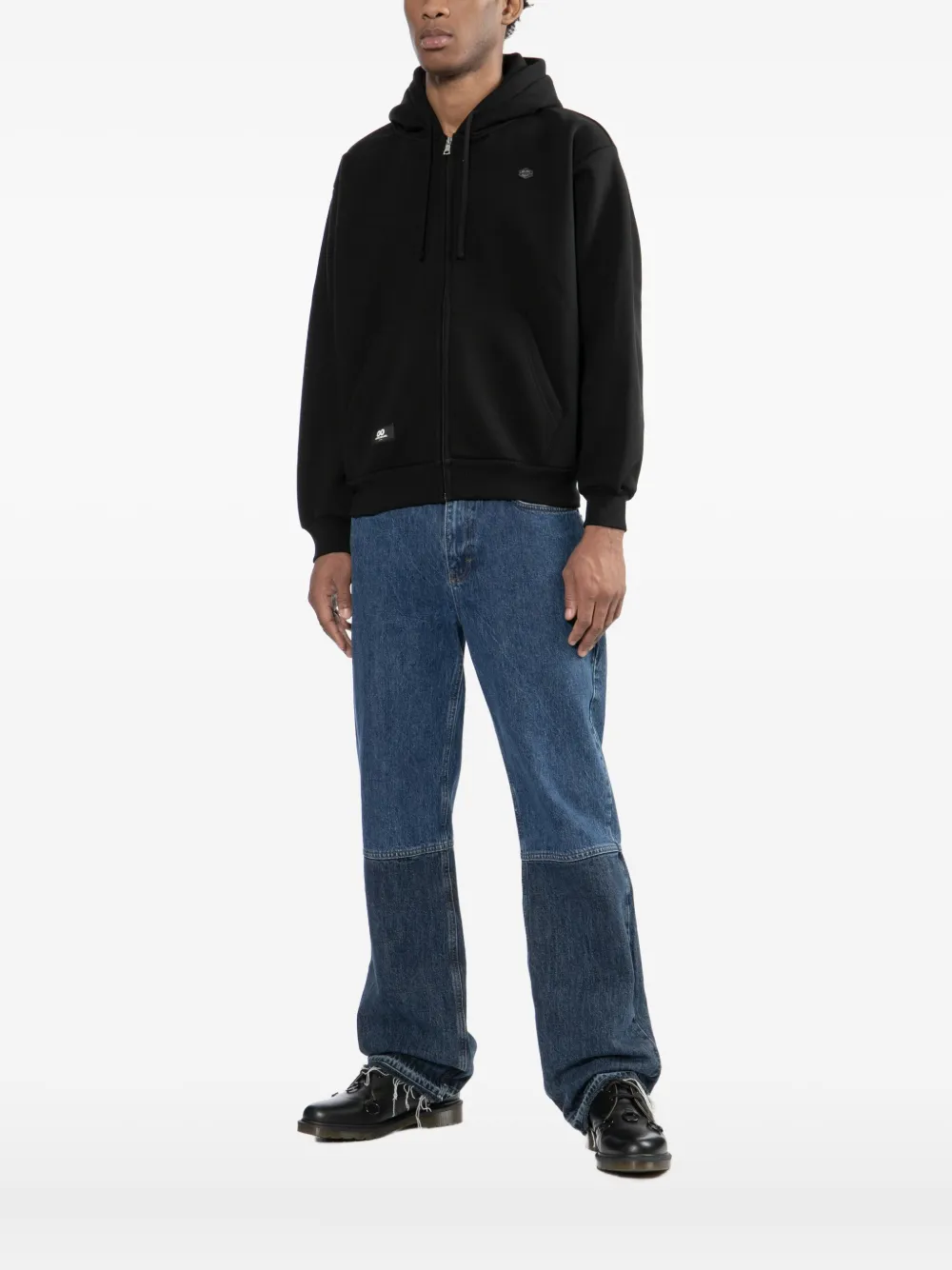 Chocoolate Logo Patched Hoodie In Black