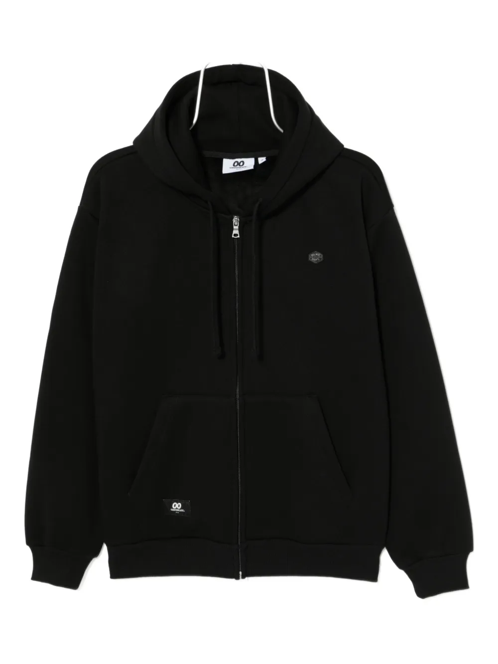 Chocoolate Logo Patched Hoodie In Black