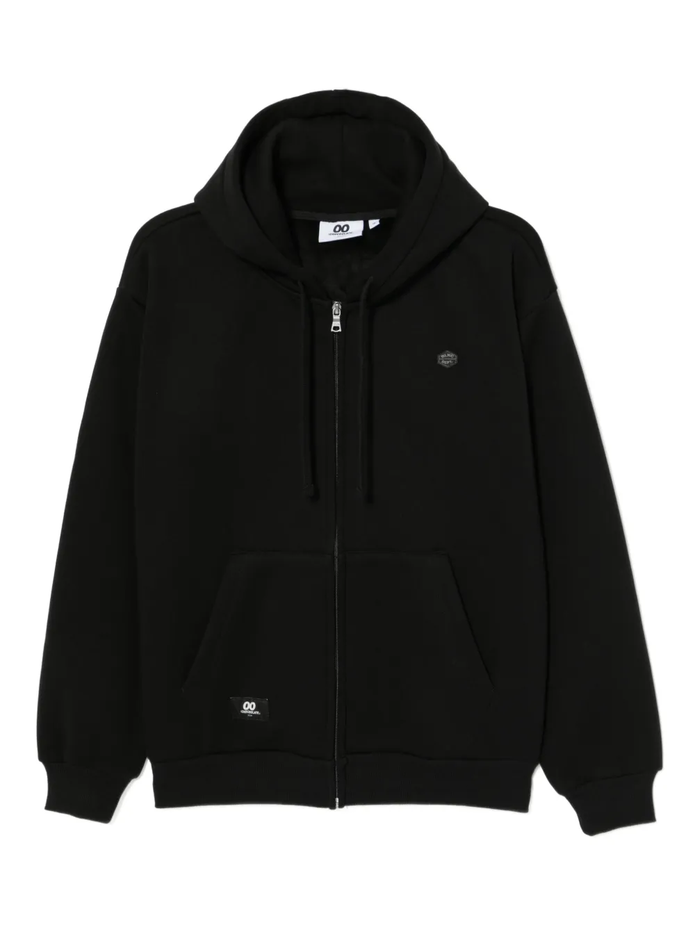 CHOCOOLATE logo patched hoodie | Black | Image 1