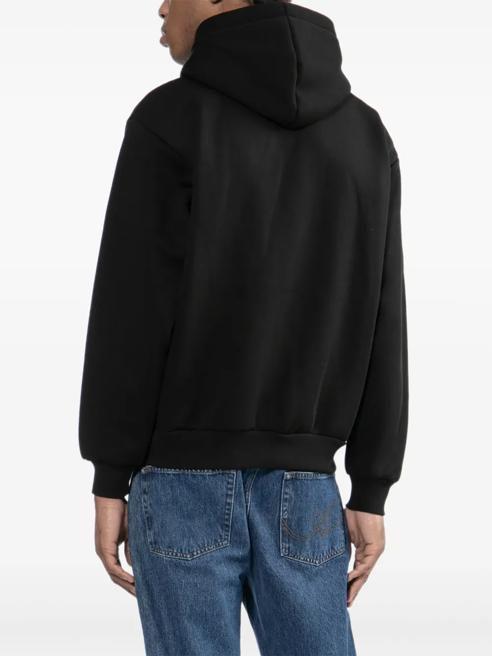 CHOCOOLATE Hoodie met logopatch Zwart