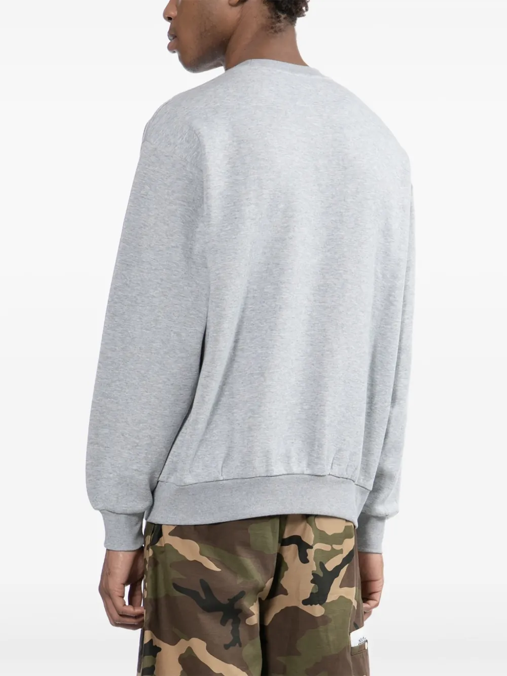 CHOCOOLATE Sweater met logoprint Grijs