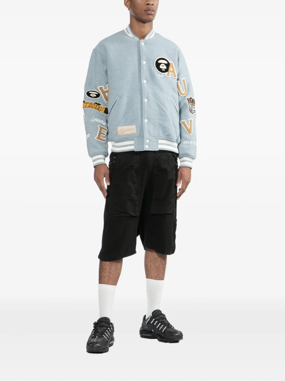 AAPE BY *A BATHING APE® logo-embroidered jacket | Bomber Jackets | Image 2