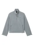 tout a coup half-zip fleece sweatshirt - Grey