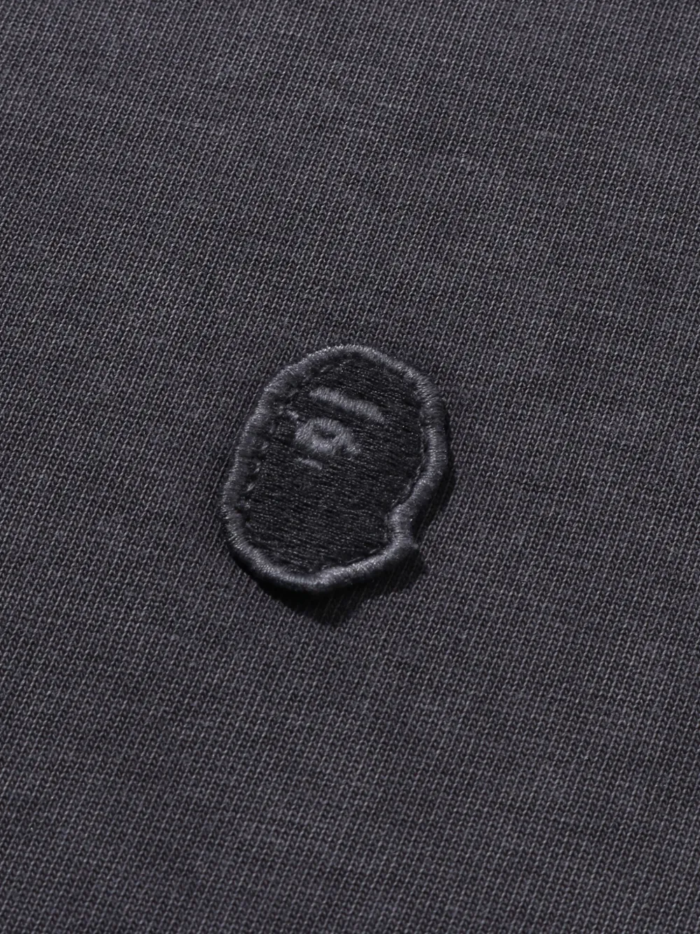 A Bathing Ape One Point Logo T-shirt In Gray