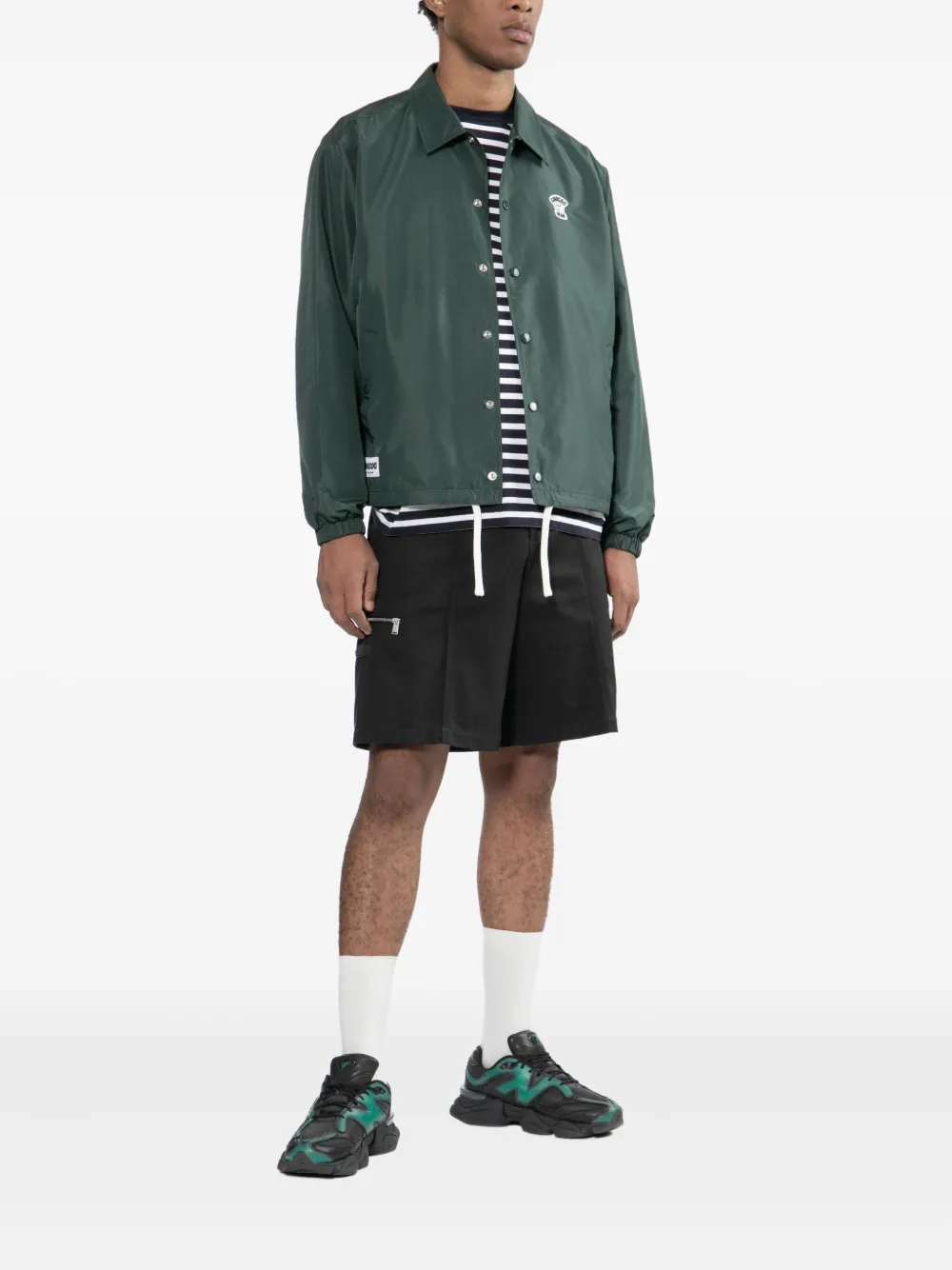 Chocoolate Logo-patched Jacket In Green