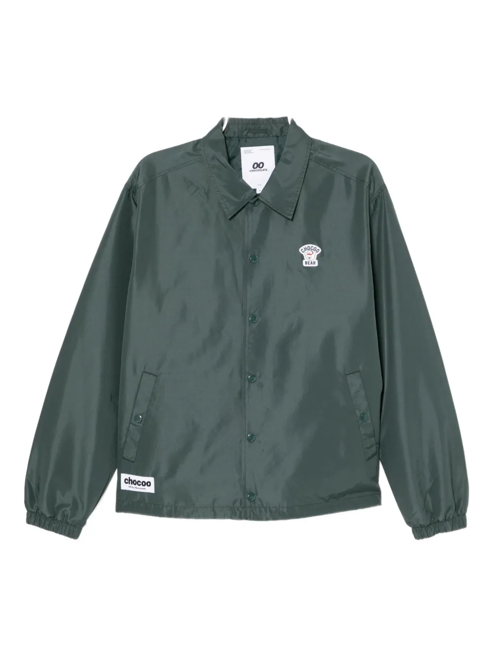 Chocoolate Logo-patched Jacket In Green