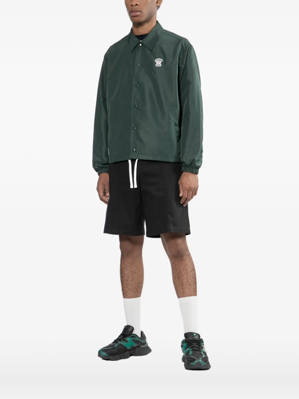Chocoolate Logo-patched Jacket In Green