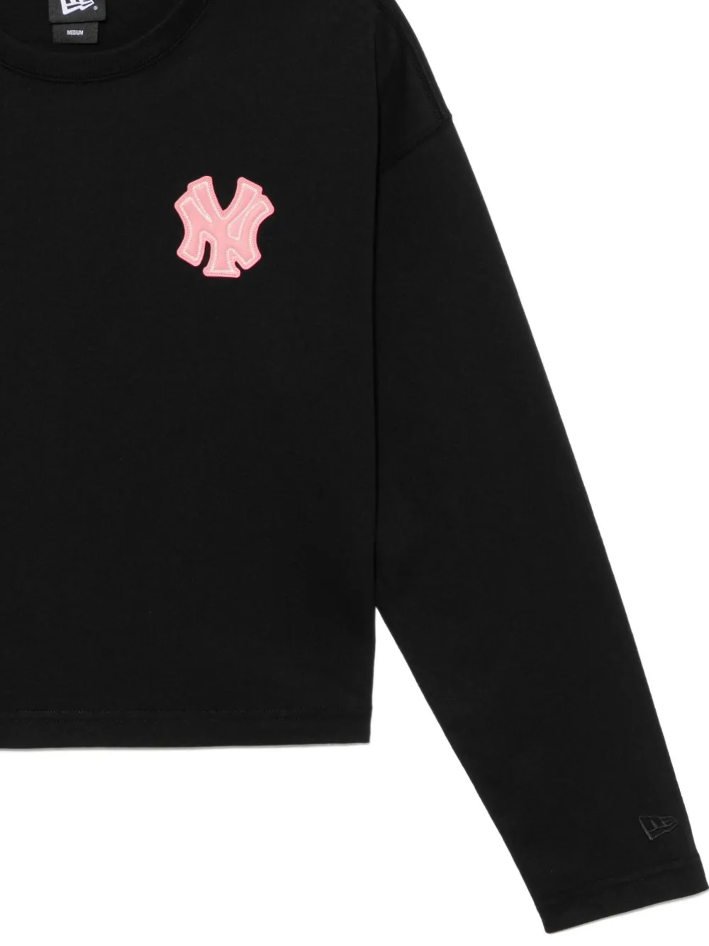New Era Logo-embossed T-shirt In Black