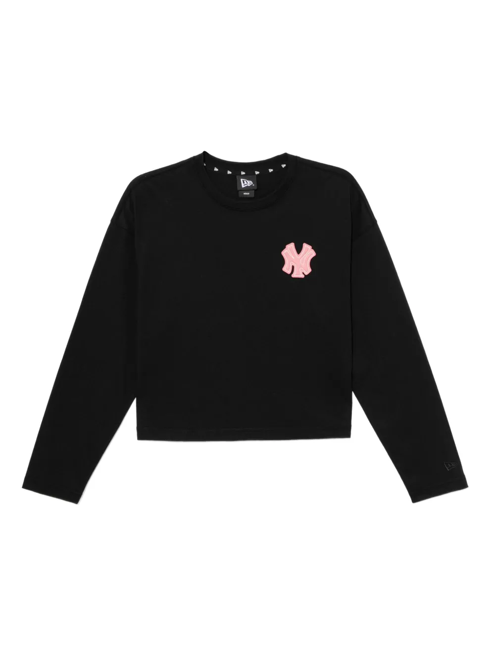 NEW ERA CAP logo-embossed T-shirt - ブラック NEW ERA CAP logo-embossed T-shirt - ブラック