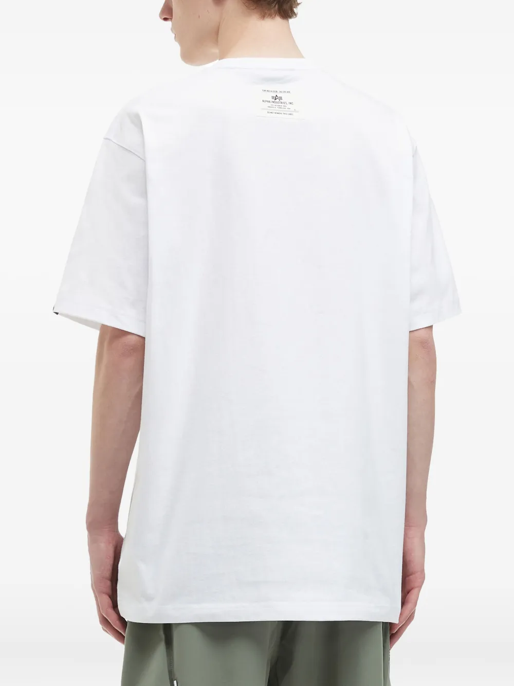 Alpha Industries Air Force-patch T-shirt In White