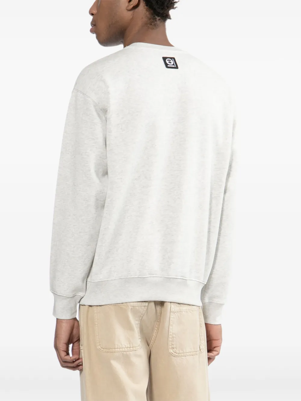 Aape By A Bathing Ape Sweatshirt Mit Logo-patch In Gray