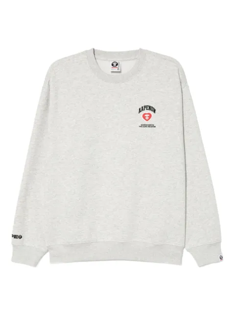 AAPE BY *A BATHING APE® logo patched sweatshirt 