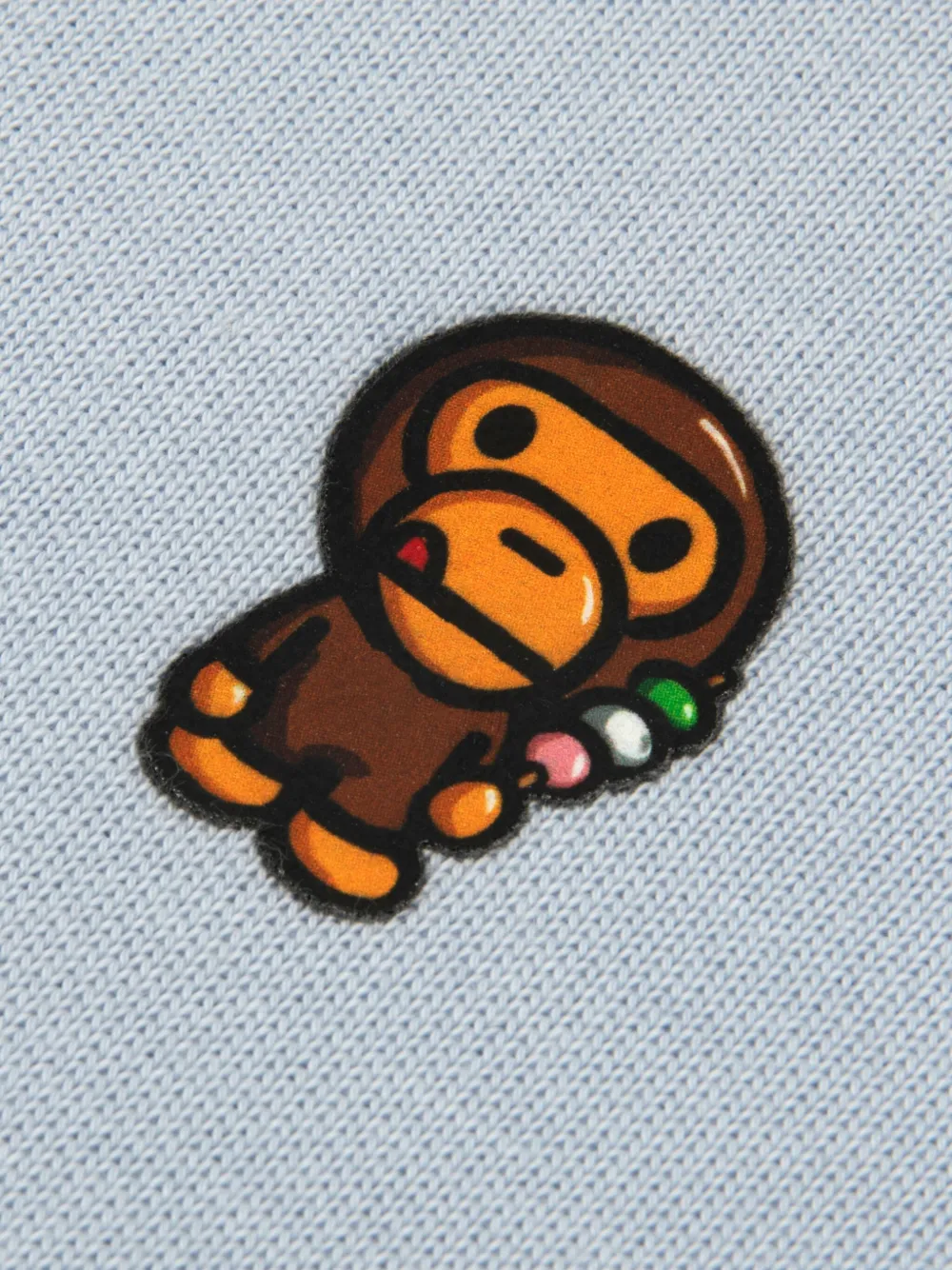 *BABY MILO STORE BY *A BATHING APE Baby Milo hoodie met borduurwerk Blauw