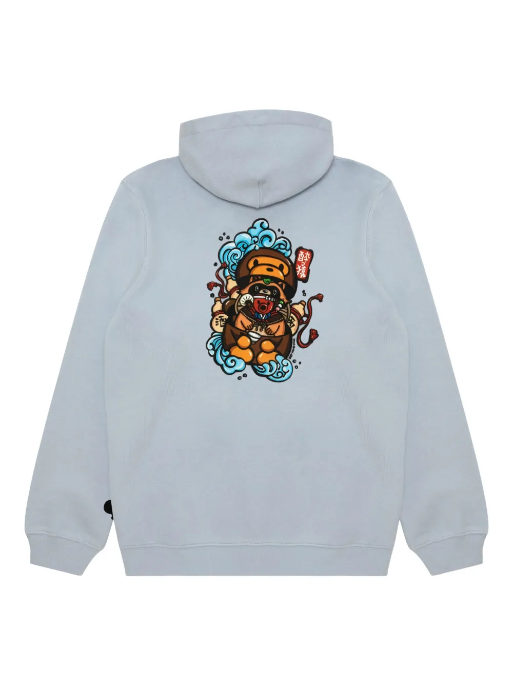*BABY MILO STORE BY *A BATHING APE Baby Milo hoodie met borduurwerk - Blauw