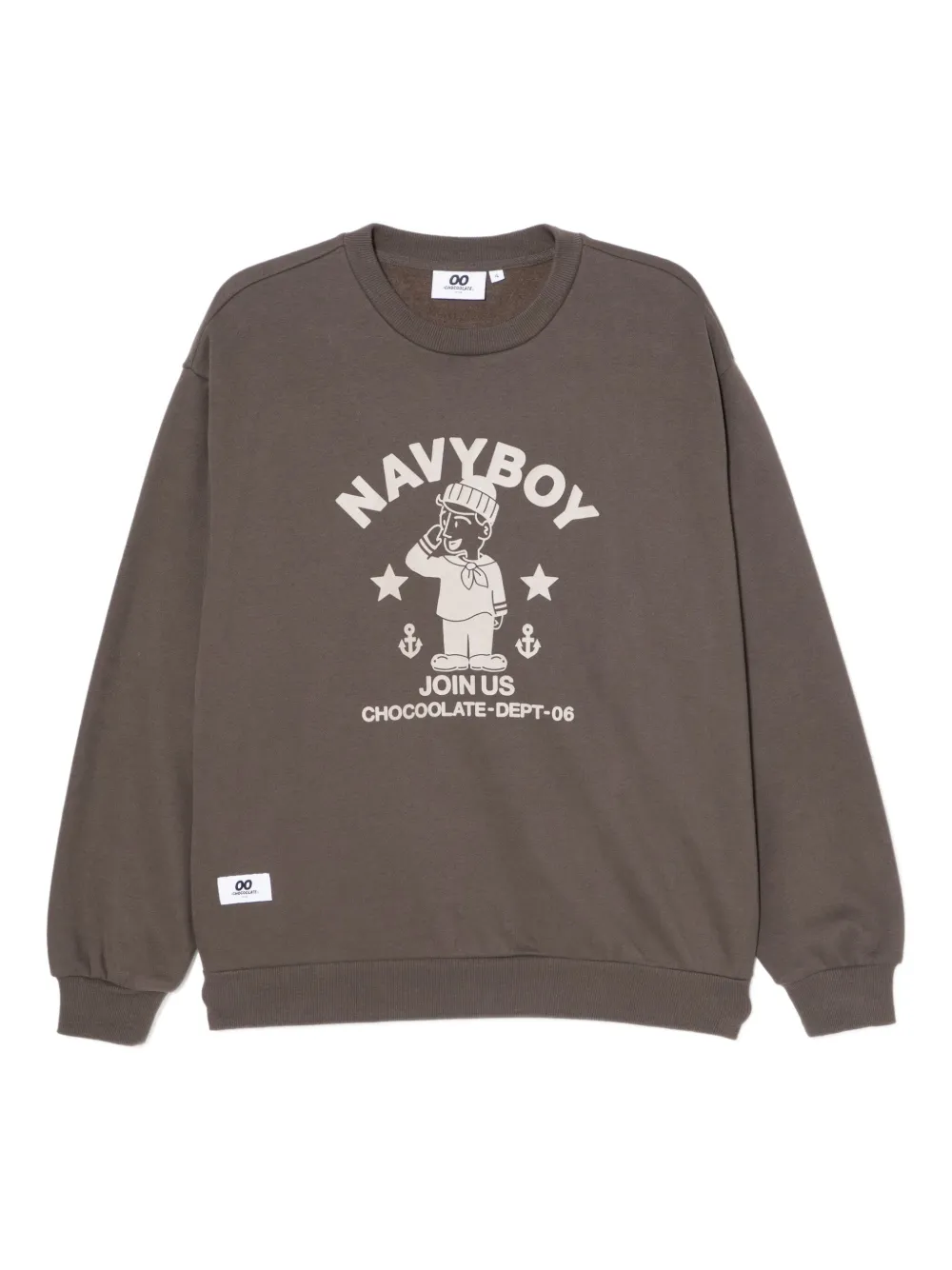 CHOCOOLATE logo-printed sweatshirt | Brown | Image 1