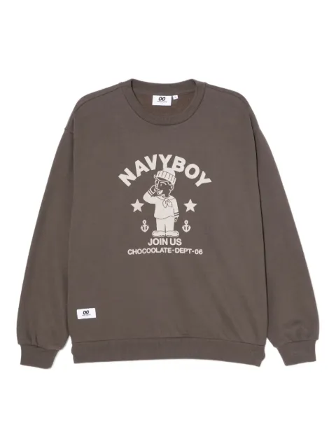 CHOCOOLATE logo-printed sweatshirt