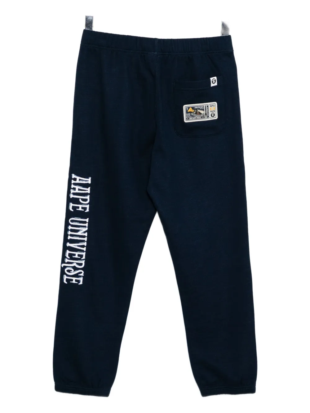 AAPE BY *A BATHING APE Trainingsbroek met geborduurd logo - Blauw